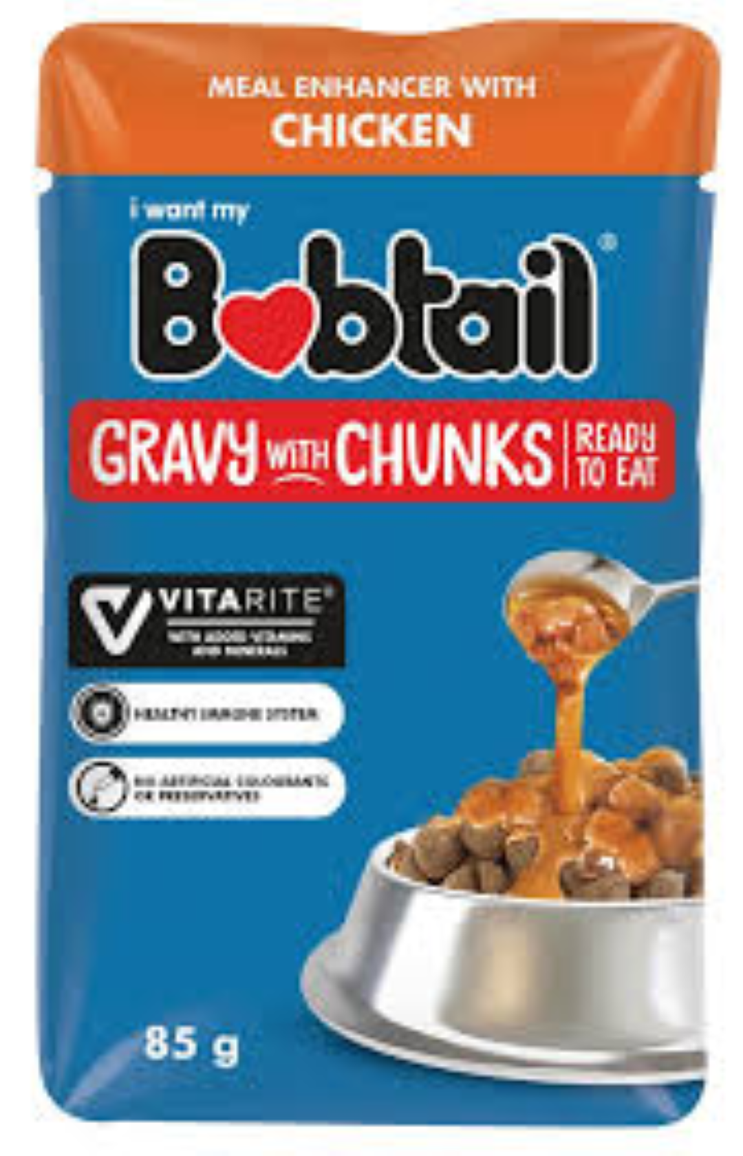 BOBTAIL GRAVY W/C CHICKEN 85G